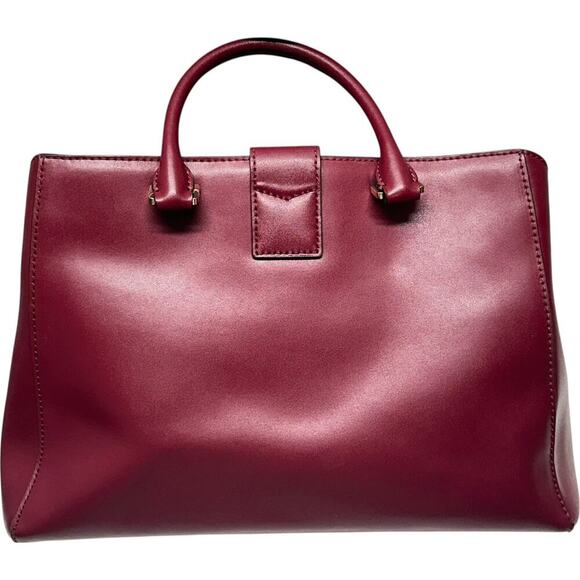 Michael Kors Mindy MD EW Satchel + Carryall Wallet in Burgundy - Picture 4 of 14